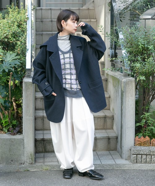 「KBF」 長袖ニット ONE ブルー系その他 レディース_画像6