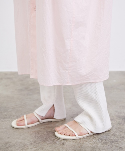 「SALON adam et rope'」 長袖ワンピース FREE ピンク レディースの画像
