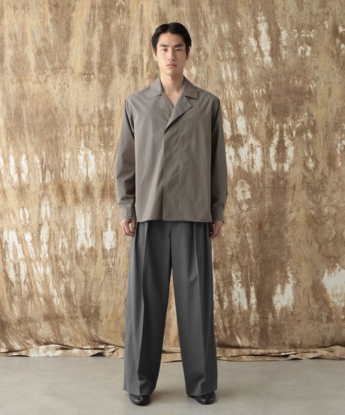 HARE（ハレ） シャツ 「NARRIL」W-Lapel Shirt メンズ : ZOZOTOWN