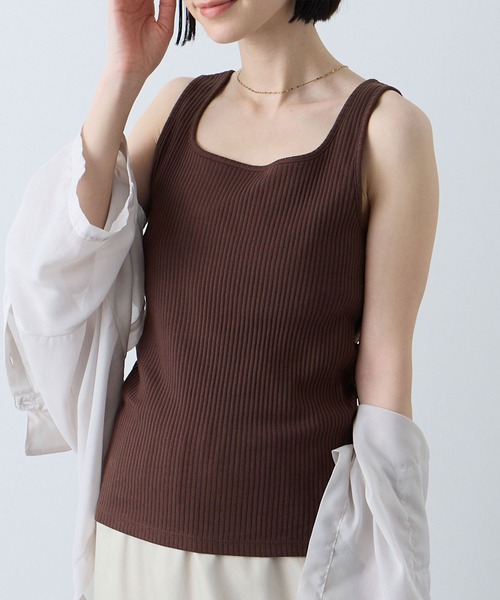 Aunely uvカット タンクトップ ノースリーブ 「Aunely」UV カップ付き