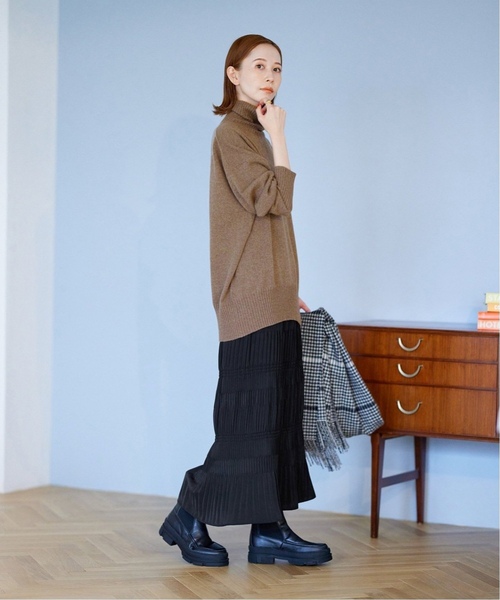 「JOURNAL STANDARD」 ロングスカート 38 ブラック レディースの画像