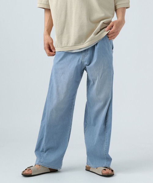 「BAYFLOW」 デニムパンツ LARGE サックスブルー メンズ_画像8
