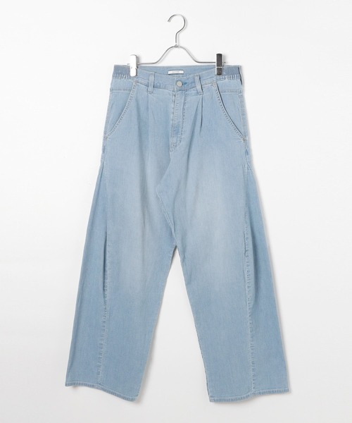 「BAYFLOW」 デニムパンツ LARGE サックスブルー メンズ_画像9