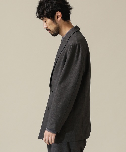 「NANO universe」 テーラードジャケット M チャコール メンズの画像