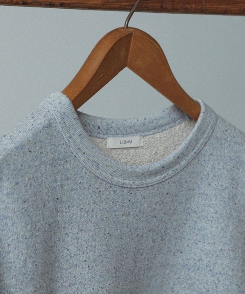 「LIDNM」 スウェットカットソー MEDIUM ヘザーグレー メンズの画像