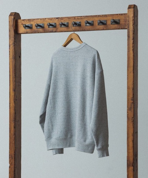 「LIDNM」 スウェットカットソー MEDIUM ヘザーグレー メンズの画像