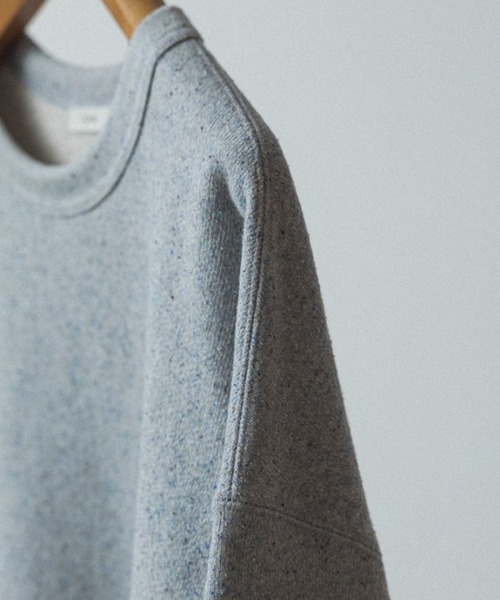「LIDNM」 スウェットカットソー MEDIUM ヘザーグレー メンズの画像