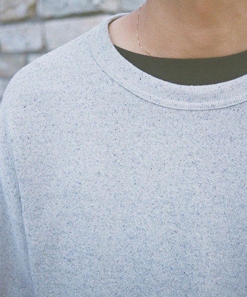 「LIDNM」 スウェットカットソー MEDIUM ヘザーグレー メンズの画像