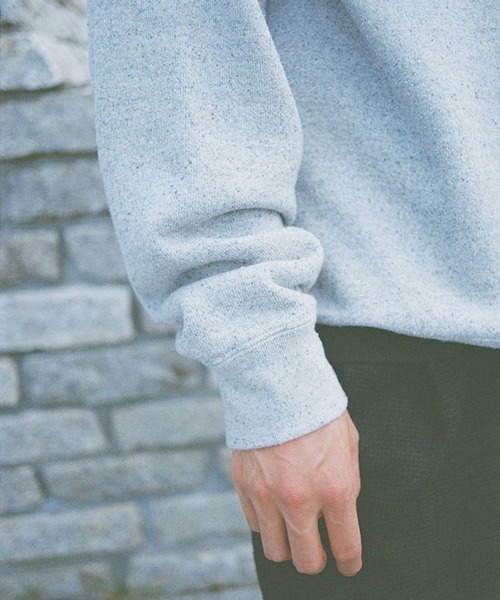 「LIDNM」 スウェットカットソー MEDIUM ヘザーグレー メンズの画像