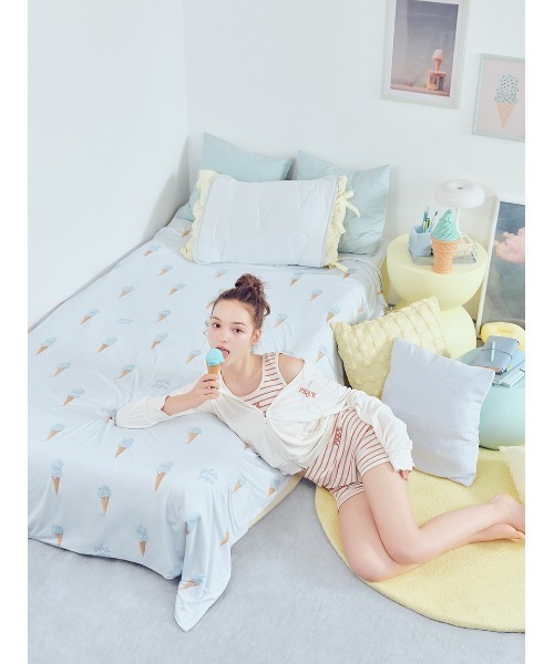 gelato pique Sleep ベッド 寝具 「Sleep」「接触冷感」アイス柄
