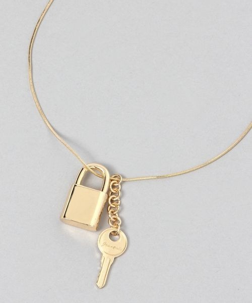 JEANASIS（ジーナシス） ネックレス LOCK CHAIN ロングネックレス