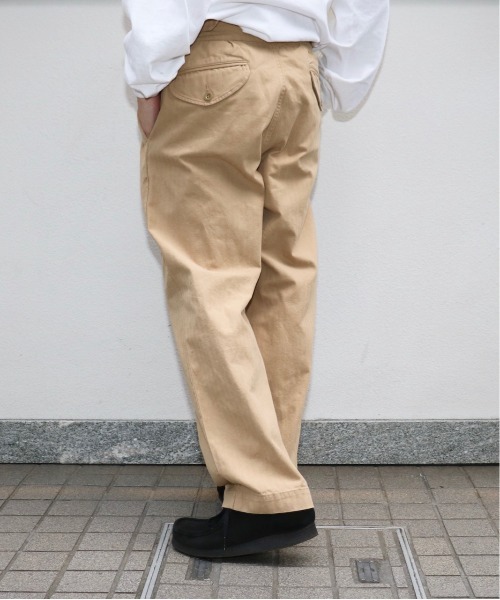 「C.E.L.STORE」 パンツ MEDIUM オリーブ メンズ_画像4