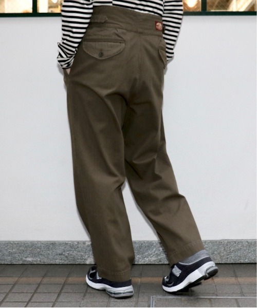 「C.E.L.STORE」 パンツ MEDIUM オリーブ メンズ_画像8