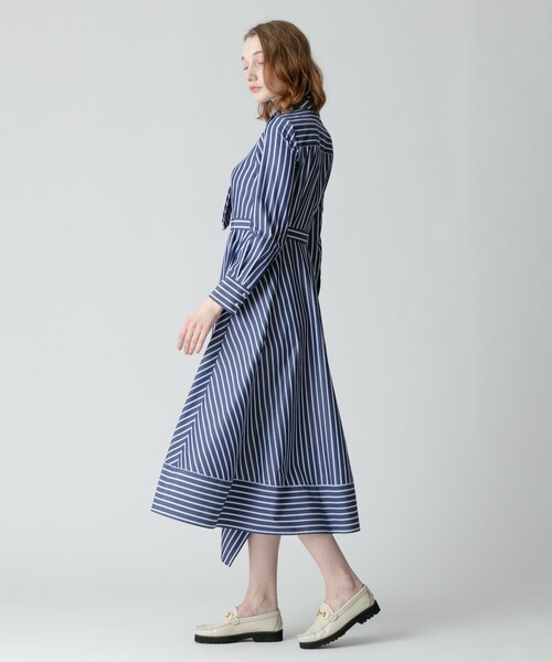 「allureville」 シャツワンピース 1 ブルー レディース_画像7