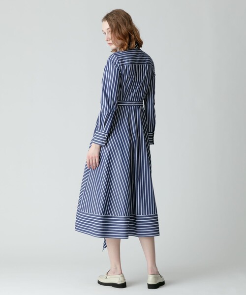 「allureville」 シャツワンピース 1 ブルー レディース_画像8