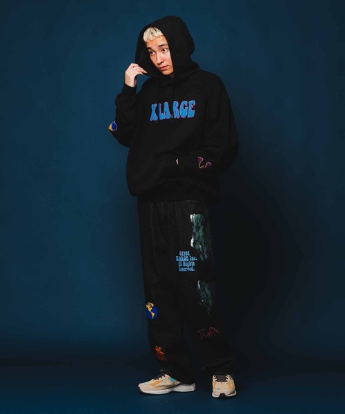 XLARGE（エクストラ ラージ） プルオーバーパーカー X-LARGE ブラック