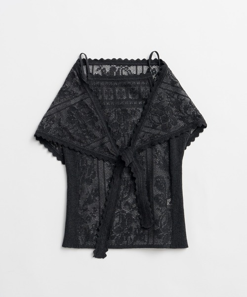 キャミソール 「2026Summer Pre-Order」クロシェライクキャミ / Crochet-Style Camisoleの画像