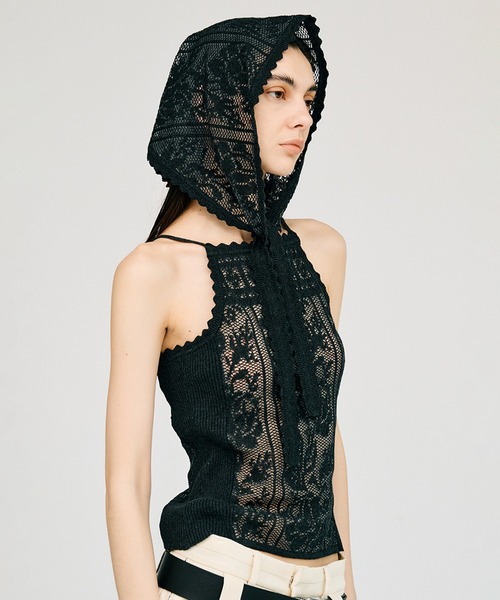 キャミソール 「2026Summer Pre-Order」クロシェライクキャミ / Crochet-Style Camisoleの画像