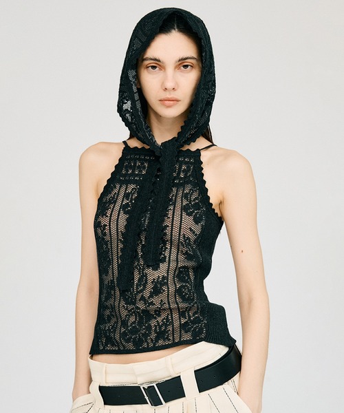 キャミソール 「2026Summer Pre-Order」クロシェライクキャミ / Crochet-Style Camisoleの画像