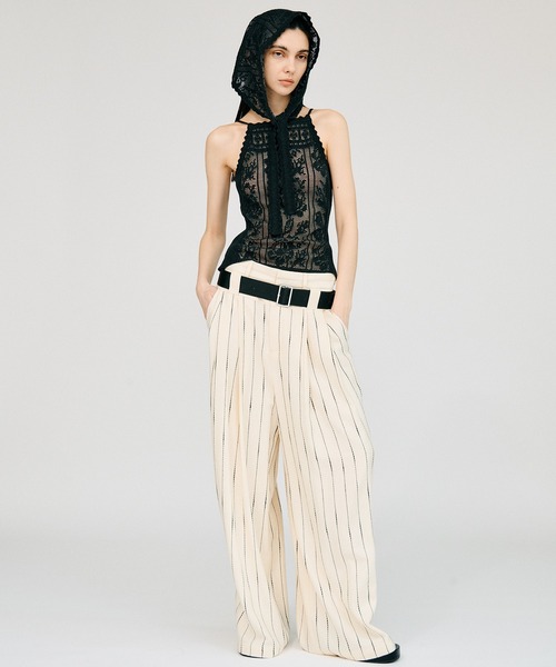 キャミソール 「2026Summer Pre-Order」クロシェライクキャミ / Crochet-Style Camisoleの画像