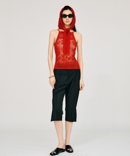 キャミソール 「2026Summer Pre-Order」クロシェライクキャミ / Crochet-Style Camisoleの画像