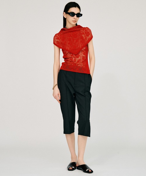 キャミソール 「2026Summer Pre-Order」クロシェライクキャミ / Crochet-Style Camisoleの画像