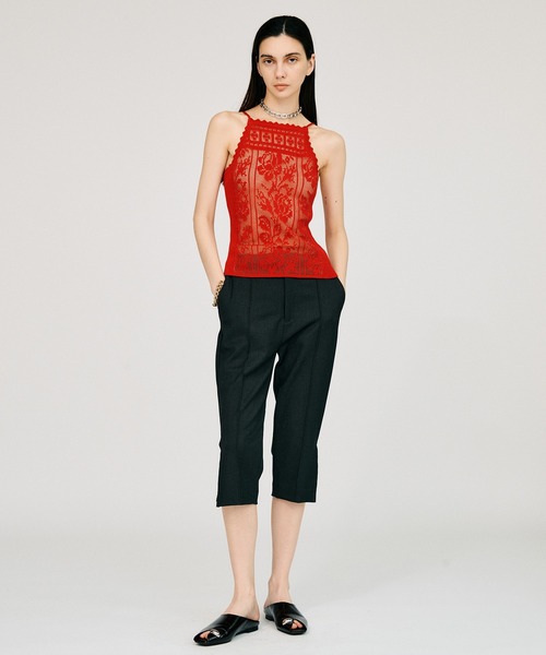 キャミソール 「2026Summer Pre-Order」クロシェライクキャミ / Crochet-Style Camisoleの画像