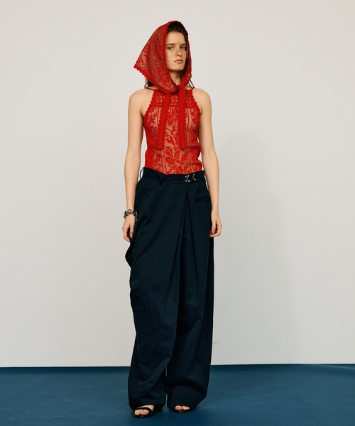 キャミソール 「2026Summer Pre-Order」クロシェライクキャミ / Crochet-Style Camisoleの画像