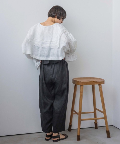 ブラウス シャツ 「natural by clip」ラミーレースボレロブラウス レディース | studio CLIP | 13