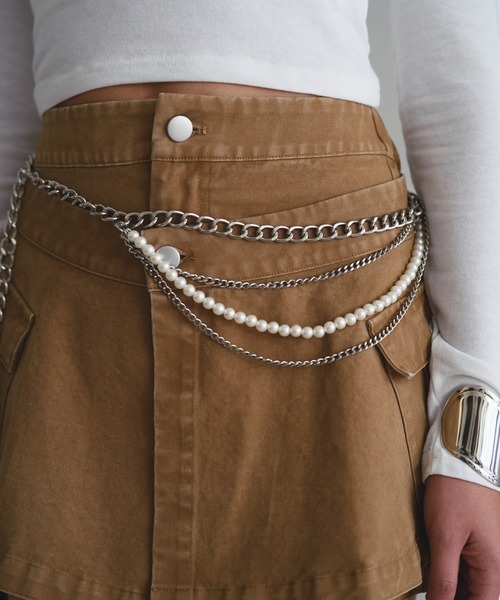 SOEMIN（ソミン） ベルト Pearl chain belt／パールチェーンベルト