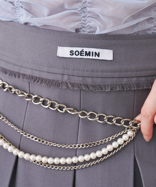 SOEMIN（ソミン） ベルト Pearl chain belt／パールチェーンベルト