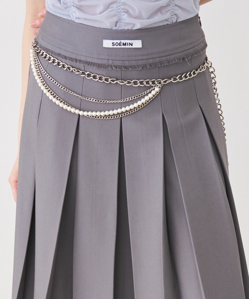 SOEMIN（ソミン） ベルト Pearl chain belt／パールチェーンベルト