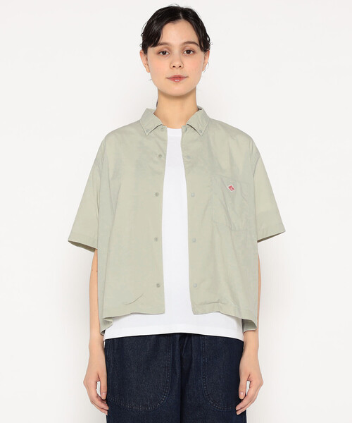 Danton（ダントン） 半袖シャツ 38 ダークネイビー レディース 