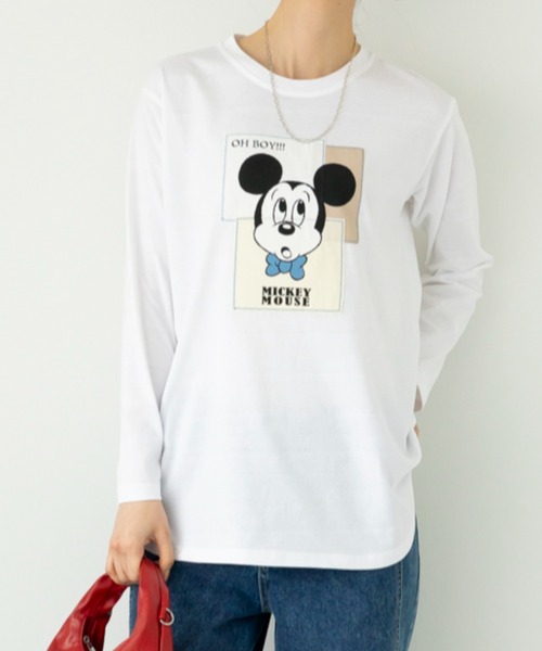 Disney（ディズニー） チュニック 「D」MKパッチワークチュニック