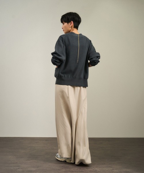 「SALON adam et rope'」 ニットカーディガン FREE グレー レディース_画像6