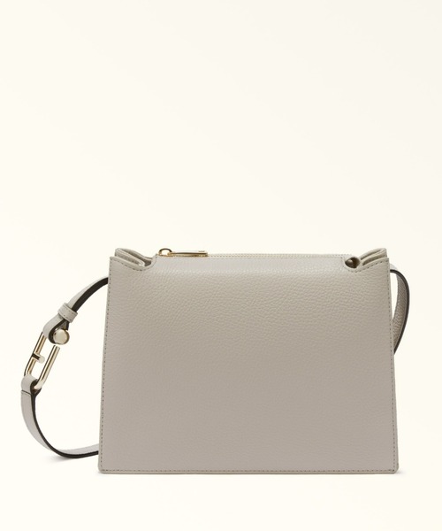 FURLA ショルダーバッグ グレージュ レザー FURLA（フルラ） ショルダーバッグ ONE SIZE グレイッシュベージュ