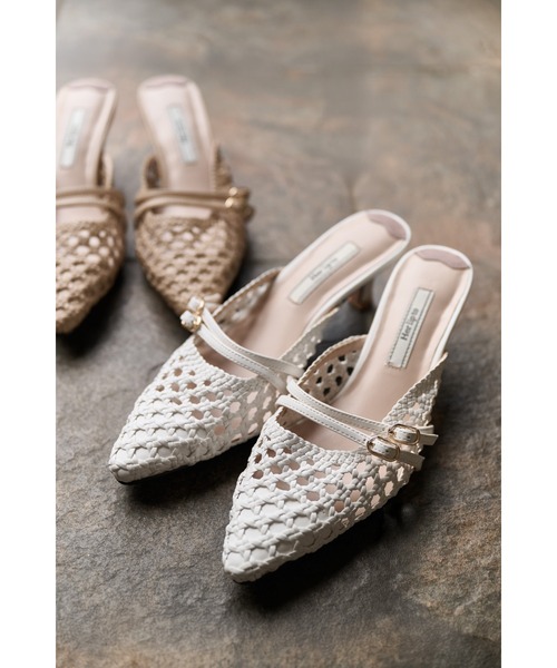 Her lip to サンダル Riviera Double Belted Mules レディース