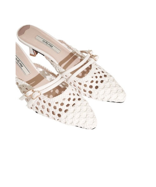 Her lip to サンダル Riviera Double Belted Mules レディース