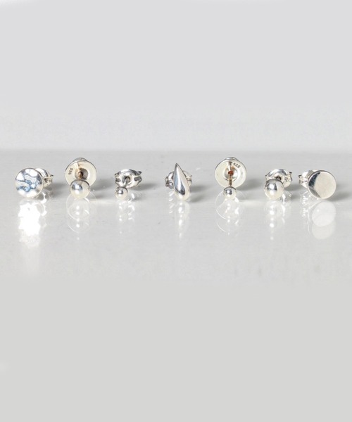 VIVIFY ピアス ピアス/ドット(M)/K18ゴールドポスト メンズ