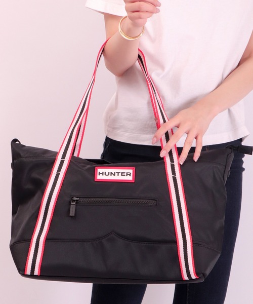 HUNTER トートバッグ NYLON TOPCLIP TOTE ナイロントップ