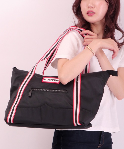 HUNTER トートバッグ NYLON TOPCLIP TOTE ナイロントップ