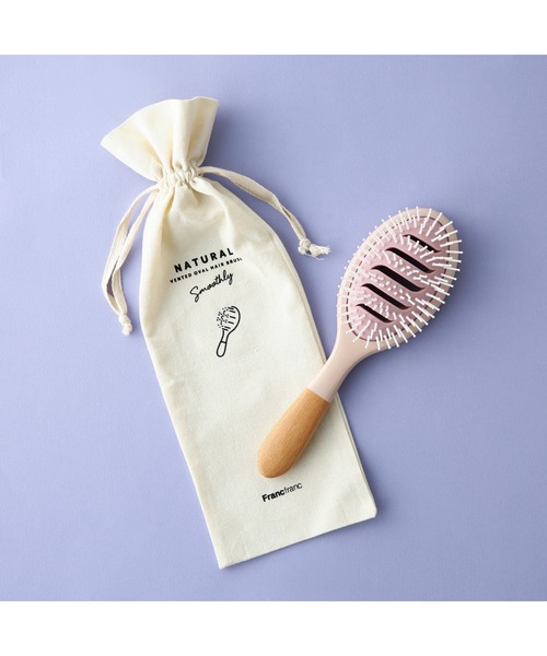 Francfranc（フランフラン） ヘアブラシ ベントオーバル ヘアブラシ