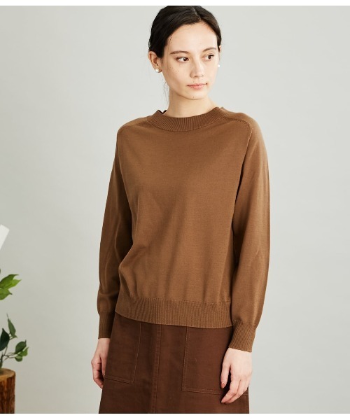 超激得新品 ニット ZOZOTOWN PayPayモール店 - 通販 - PayPayモール WASHABLE CASH WOOL モックネックニットプルオーバー 本物保証低価