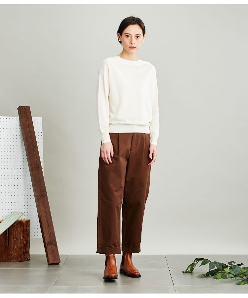超激得新品 ニット ZOZOTOWN PayPayモール店 - 通販 - PayPayモール WASHABLE CASH WOOL モックネックニットプルオーバー 本物保証低価