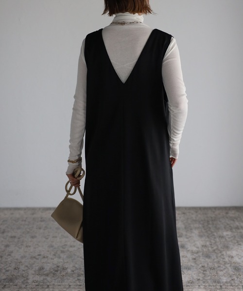 サロペット オーバーオール 「maiko_wear × Fizz コラボ」　前後2Way　ポンチ素材ジャンパースカート レディース | Fizz | 10