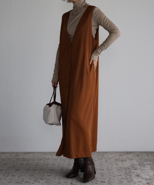 サロペット オーバーオール 「maiko_wear × Fizz コラボ」　前後2Way　ポンチ素材ジャンパースカート レディース | Fizz | 12