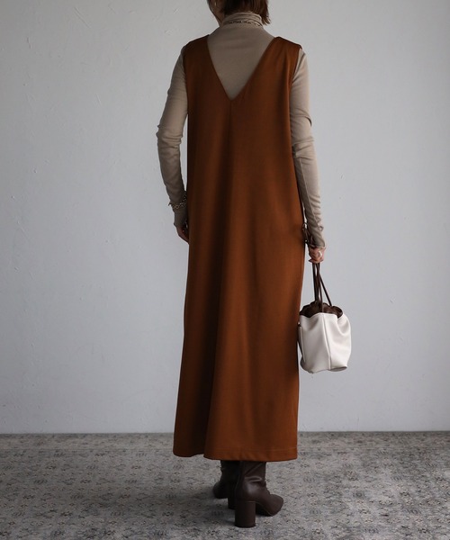 サロペット オーバーオール 「maiko_wear × Fizz コラボ」　前後2Way　ポンチ素材ジャンパースカート レディース | Fizz | 14