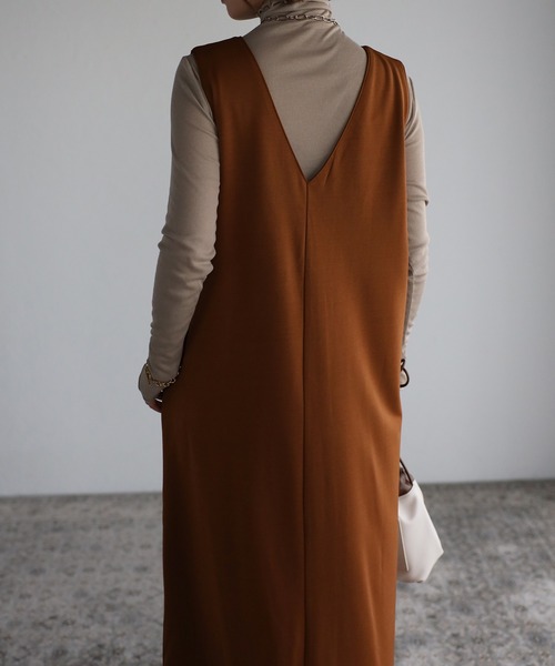 サロペット オーバーオール 「maiko_wear × Fizz コラボ」　前後2Way　ポンチ素材ジャンパースカート レディース | Fizz | 18