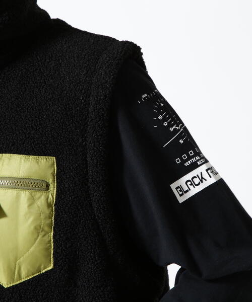 ベスト ジレ 「WEB＆限定」BOA BIG VEST / ボア ビッグ ベスト / AVIREX / アヴィレックス レディース メンズ AVIREX ベスト ジレ 「WEB＆DEPOT限定」BOA BIG VEST / ボア
