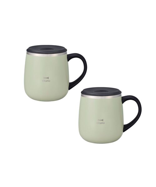 BRUNO（ブルーノ） タンブラー 蓋つきステンレスマグ short 2個入り
